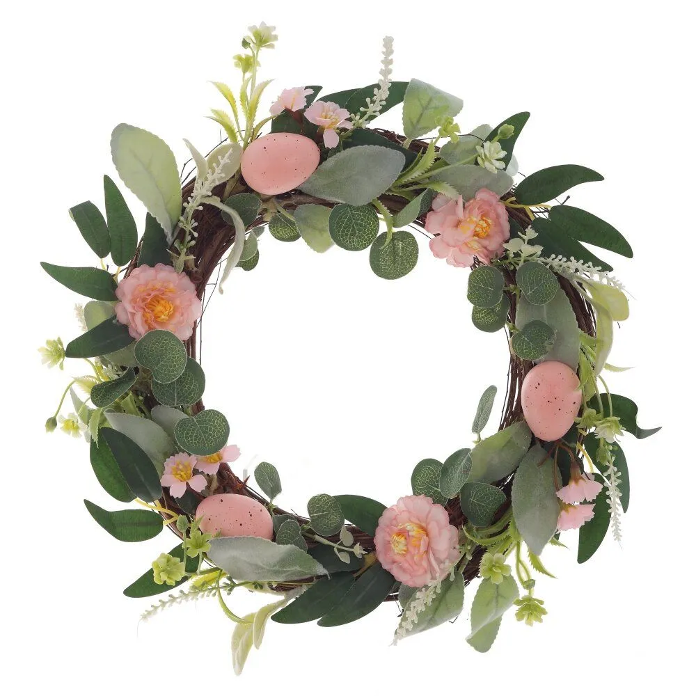 Изделие декоративное Венок пасхальный, 33х6х33 см