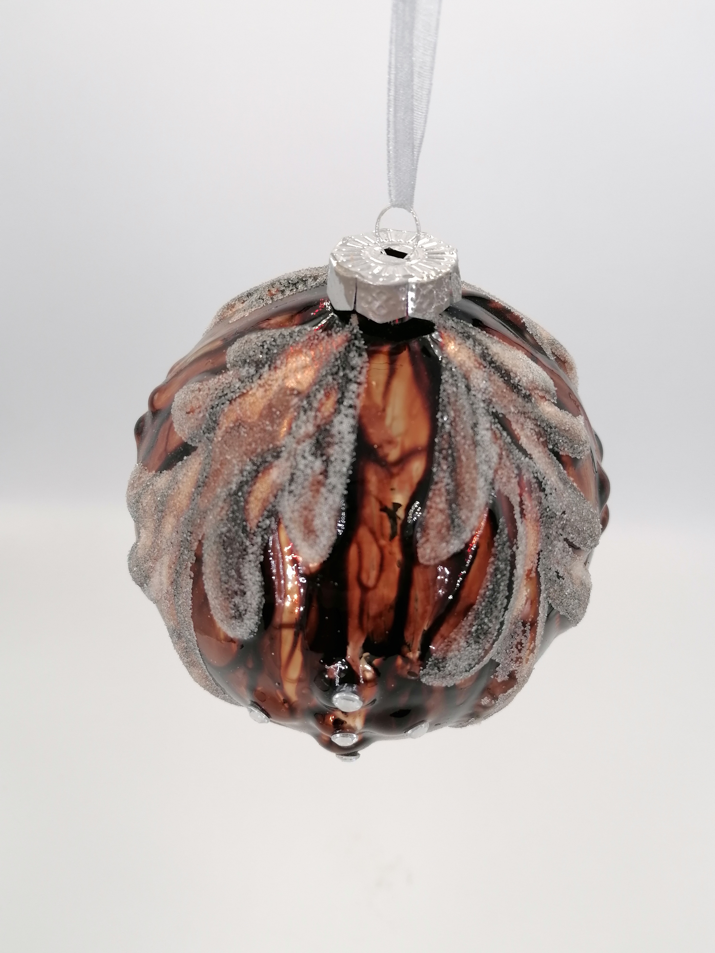 Шар елочный стразы