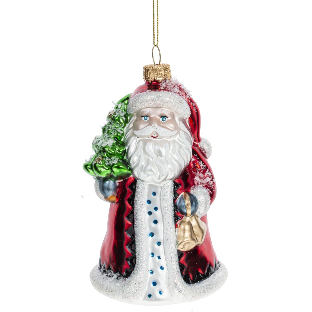 Украшение новогоднее Дед Мороз, L7,5 W7 H13 см