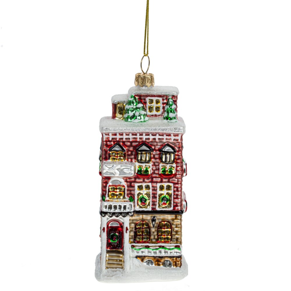 Украшение новогоднее Дом, L5 W4,5 H12,5 см