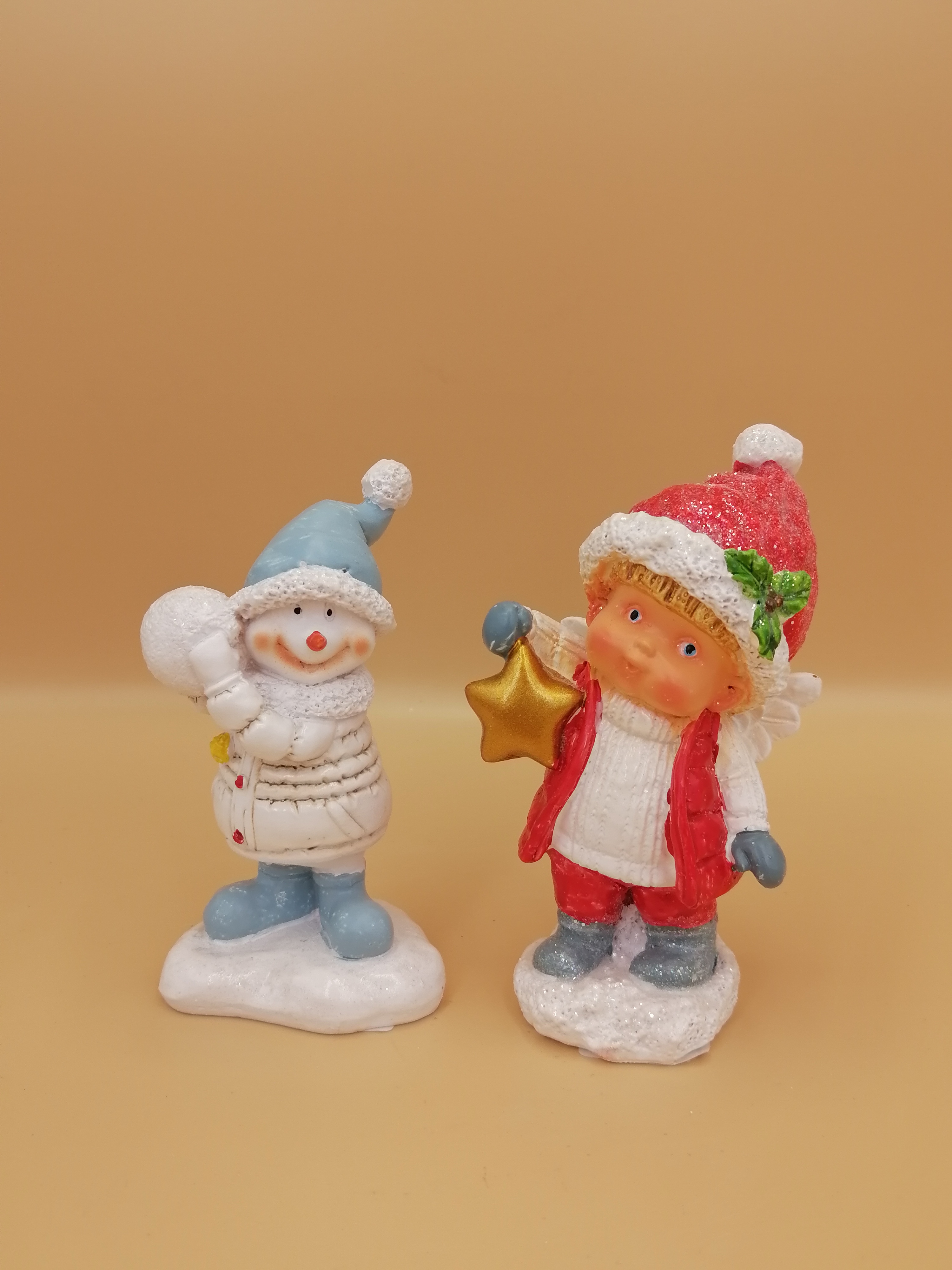 Набор фигурок Снеговик и Мальчик