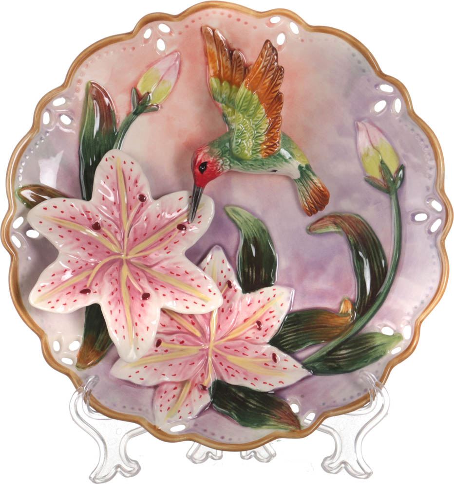 Тарелка декоративная интерьерная