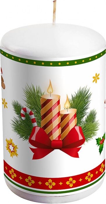 Свеча, подсвечник новогодние
